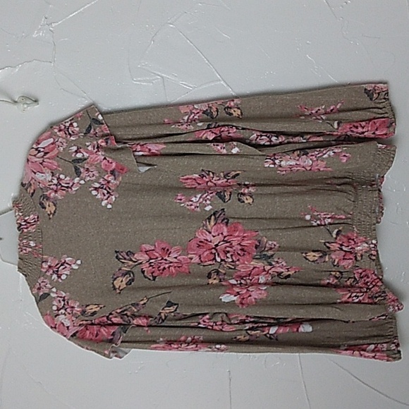 Maurice's Floral Ruffle Trim Mock Neck Sweater Size 2X Cottagecore Grandmacore‎ - Picture 7 of 9